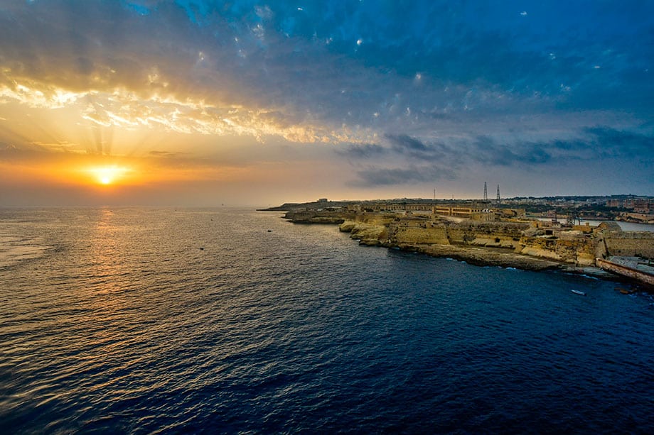 Puesta de sol en Malta